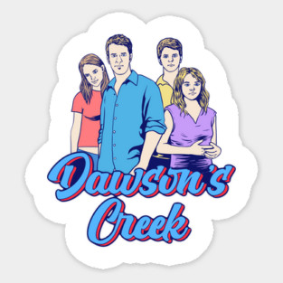 Retro Dawsons Creek Cast Sticker