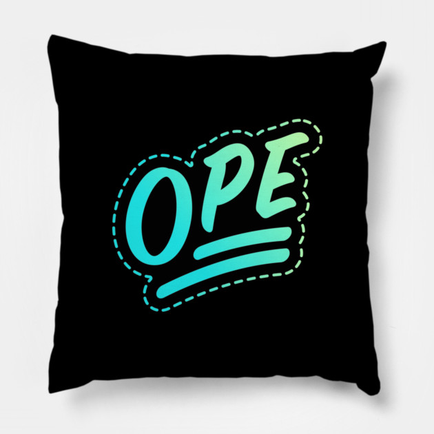 Ope - Original Pillow by allisawr