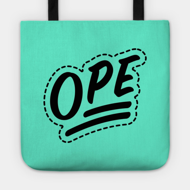 Ope - Black Tote by allisawr