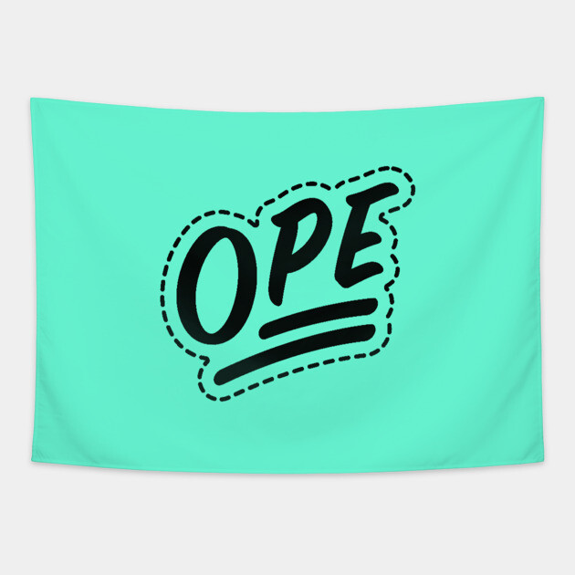 Ope - Black Tapestry by allisawr