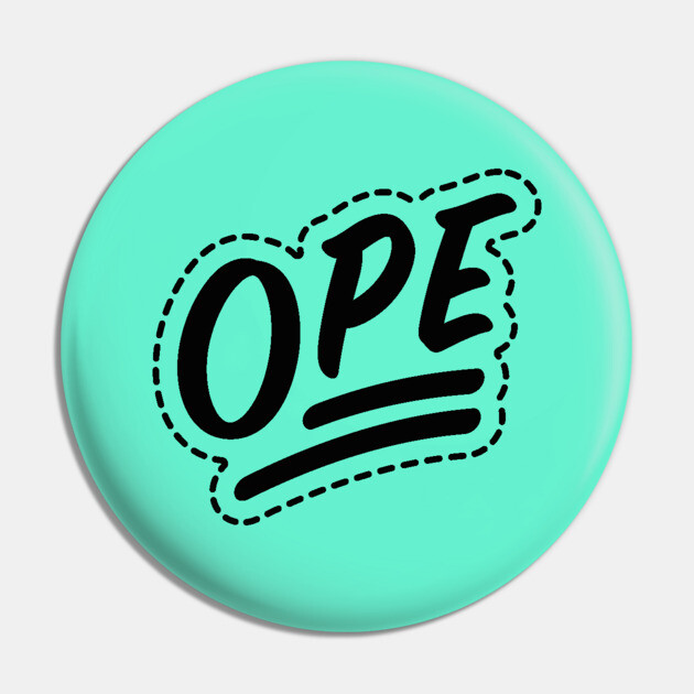 Ope - Black Pin by allisawr