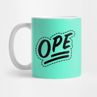 Ope - Black Mug