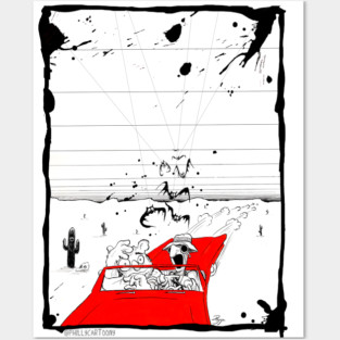 Fear and Loathing in Muppet Vegas (Vertical version) Posters and Art