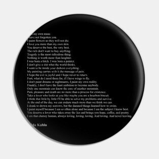 Frida Kahlo Quotes Pin