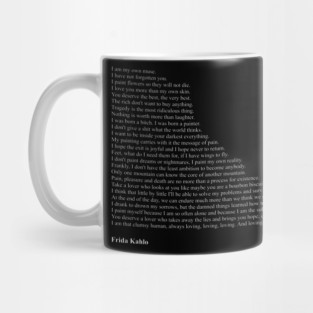 Frida Kahlo Quotes Mug
