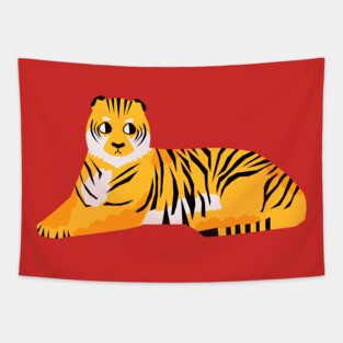 Tiger Tapestry