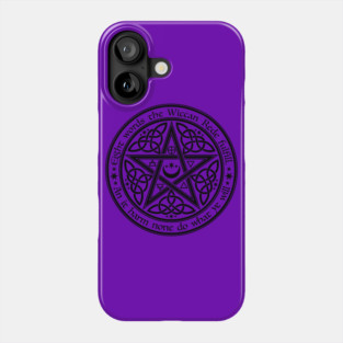 Wiccan Pentagram Phone Case