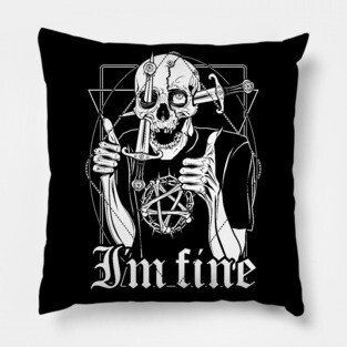 I'm fine / Thumbs up Pillow
