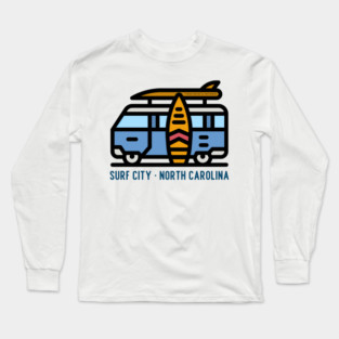 Surf City North Carolina Long Sleeve T-Shirt