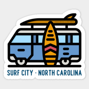 Surf City North Carolina Magnet