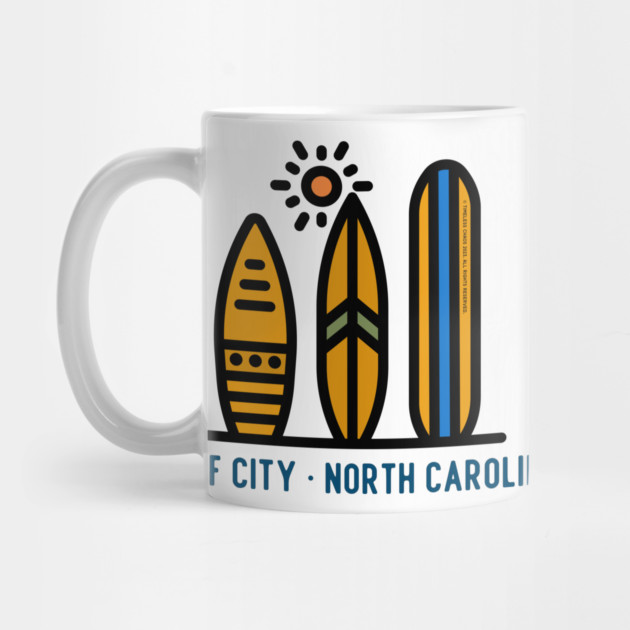 Surf City North Carolina Surfboards by Timeless Chaos