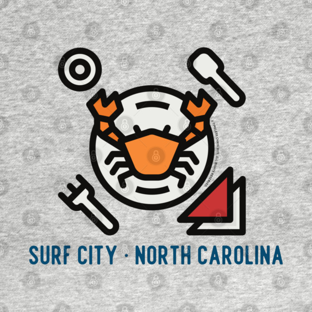 Surf City North Carolina Crab Boil by Timeless Chaos