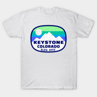 Keystone Colorado Skiing Mountains Ski Hiking T-Shirt