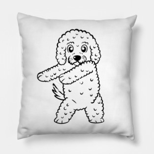 Bichon Frise Floss Like A Boss Flossing Pillow