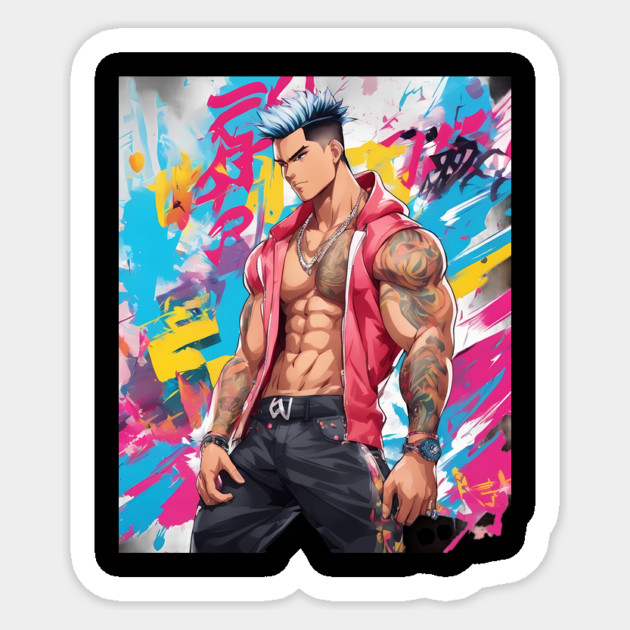 beautiful boy Sticker by animegirlnft