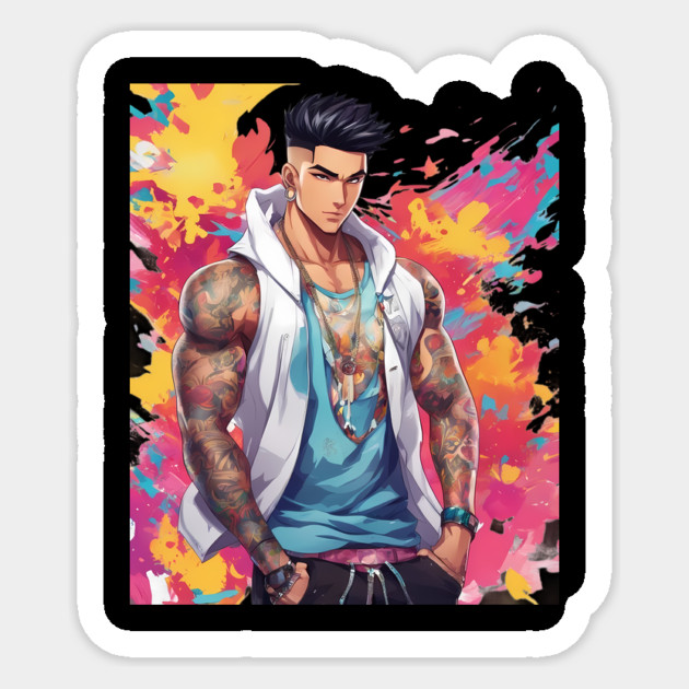 bad guy Sticker by animegirlnft