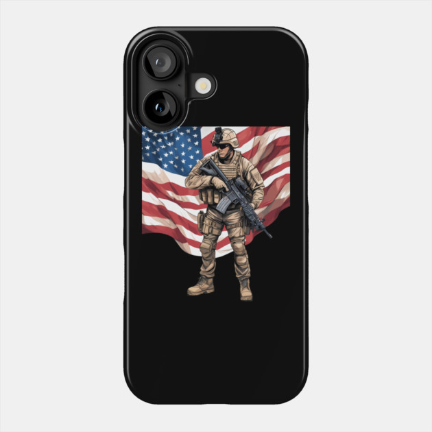National Guard of the United States Phone Case by animegirlnft