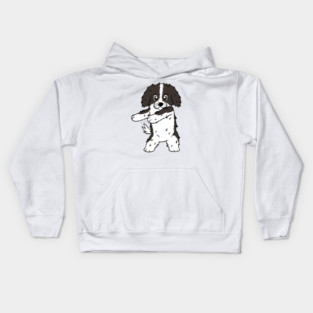 Bichon Frise Floss Like A Boss Flossing Kids Hoodie