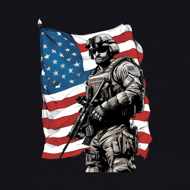 american soldier by animegirlnft