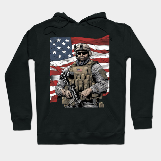 american patriot Hoodie by animegirlnft