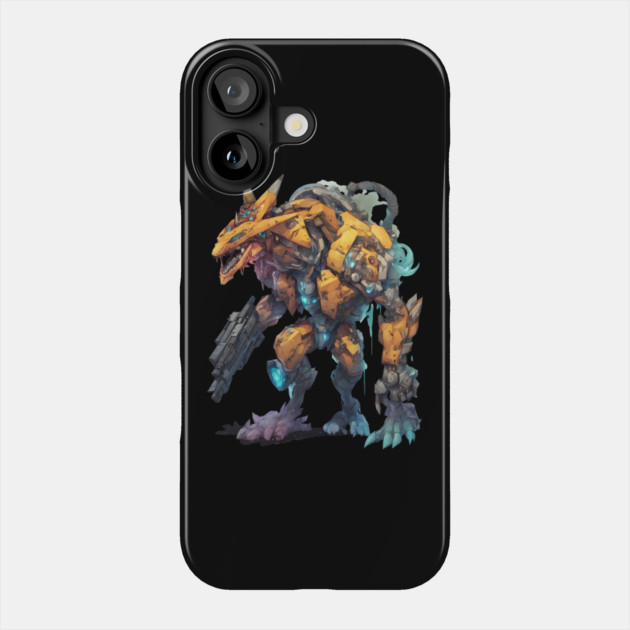 mecha monster Phone Case by animegirlnft