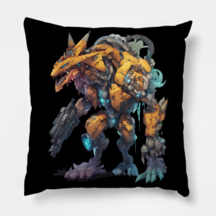 mecha monster Pillow