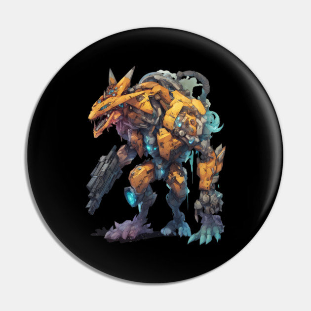 mecha monster Pin by animegirlnft