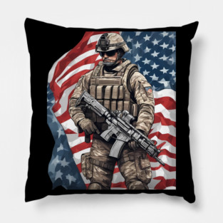 us marine corps Pillow