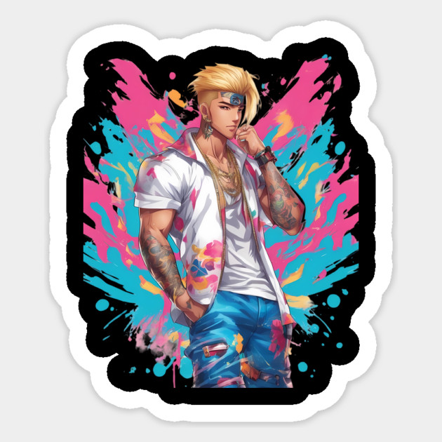 anime boy Sticker by animegirlnft