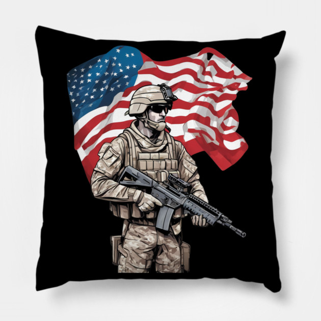 United States Marine Corps Force Reconnaissance Pillow by animegirlnft