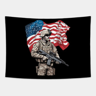 United States Marine Corps Force Reconnaissance Tapestry