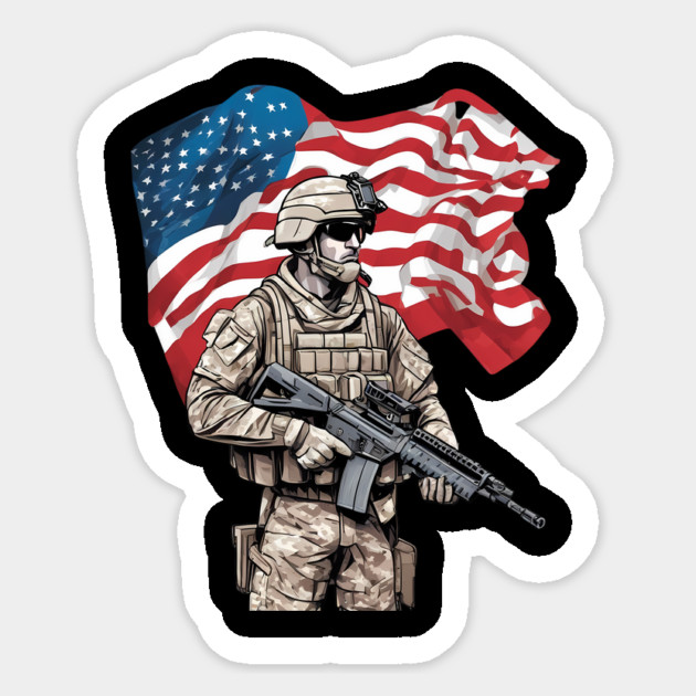 United States Marine Corps Force Reconnaissance Sticker by animegirlnft