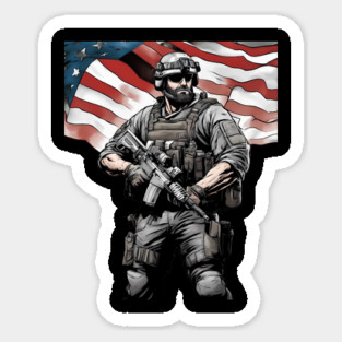 war hero Sticker