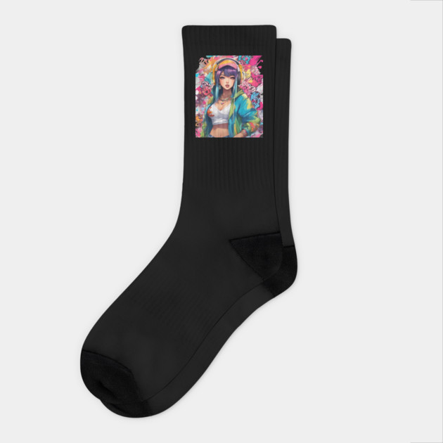 dream girl Socks by animegirlnft