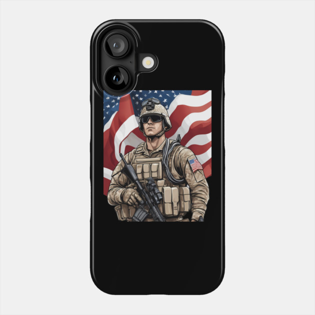 american hero Phone Case by animegirlnft