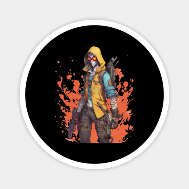 killer hitman Magnet by animegirlnft