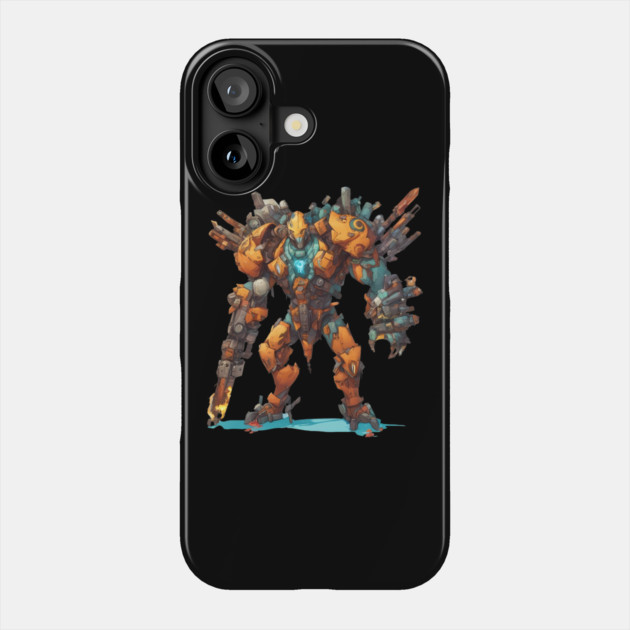 mecha soldier Phone Case by animegirlnft