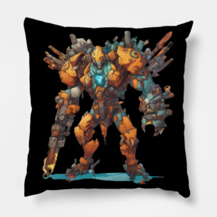 mecha soldier Pillow