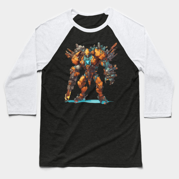 mecha soldier Baseball T-Shirt by animegirlnft