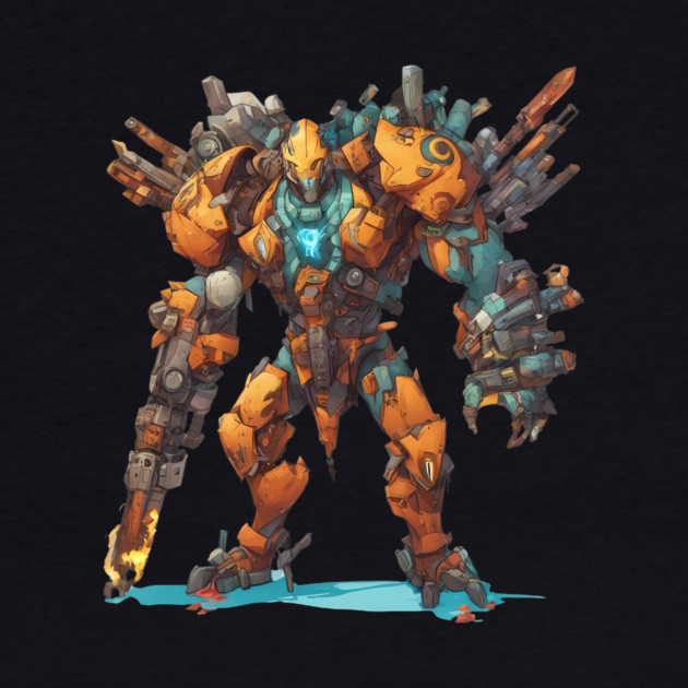 mecha soldier by animegirlnft