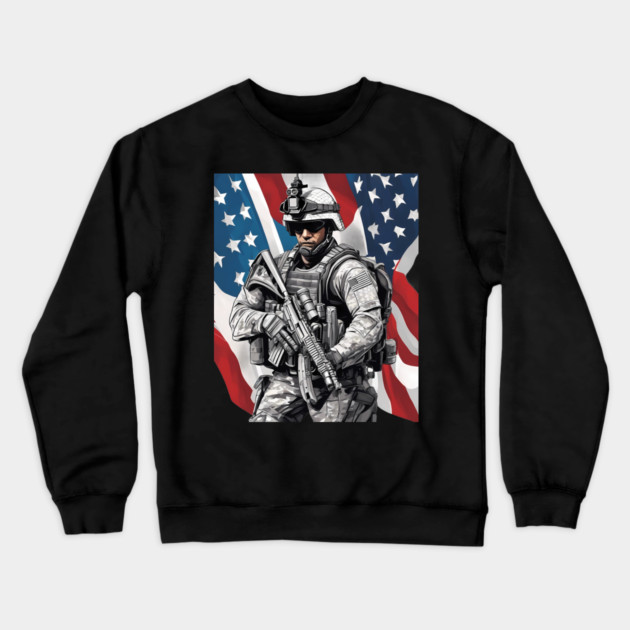 United States Army Special Forces Crewneck Sweatshirt by animegirlnft
