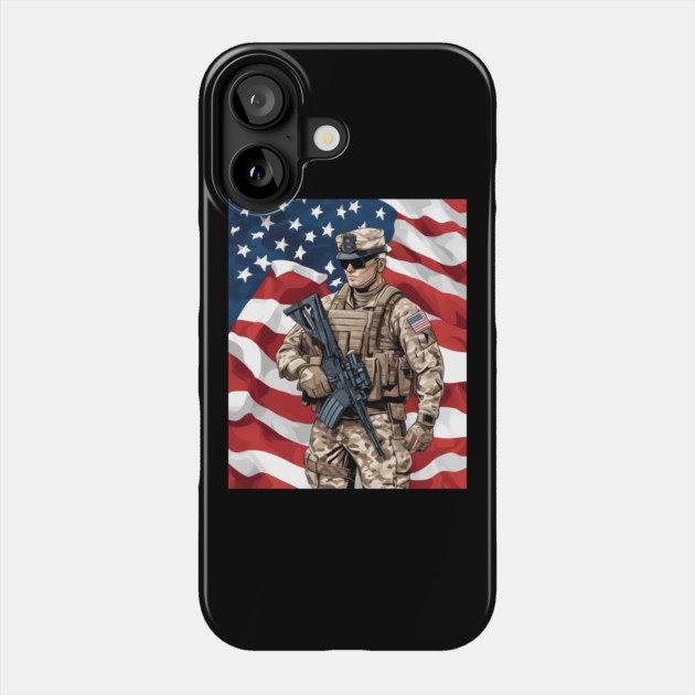 United States Army Rangers Phone Case by animegirlnft