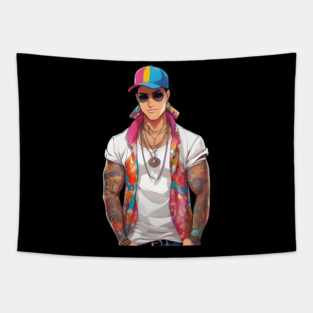 handsome guy Tapestry