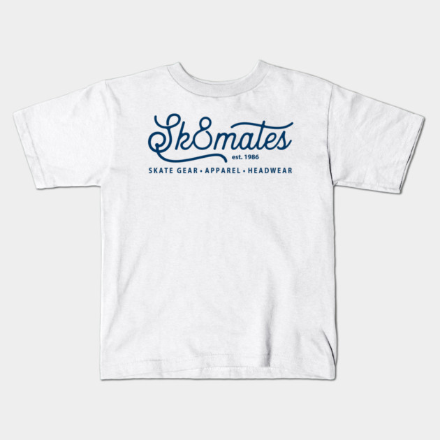 Sk8mates Vintage Logo Design Kids T-Shirt by Timeless Chaos