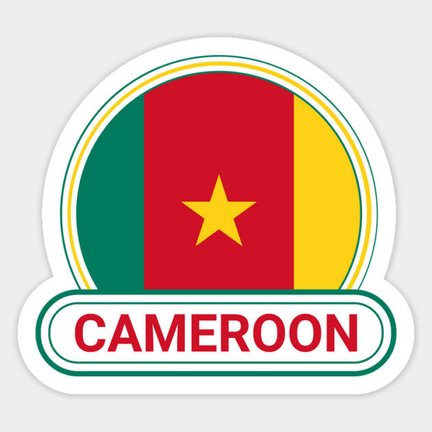 Cameroon Country Badge - Cameroon Flag Magnet by Yesteeyear