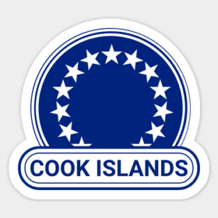 Cook Islands Country Badge - Cook Islands Flag Magnet