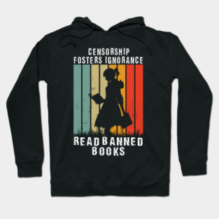 Banned books vintage Hoodie