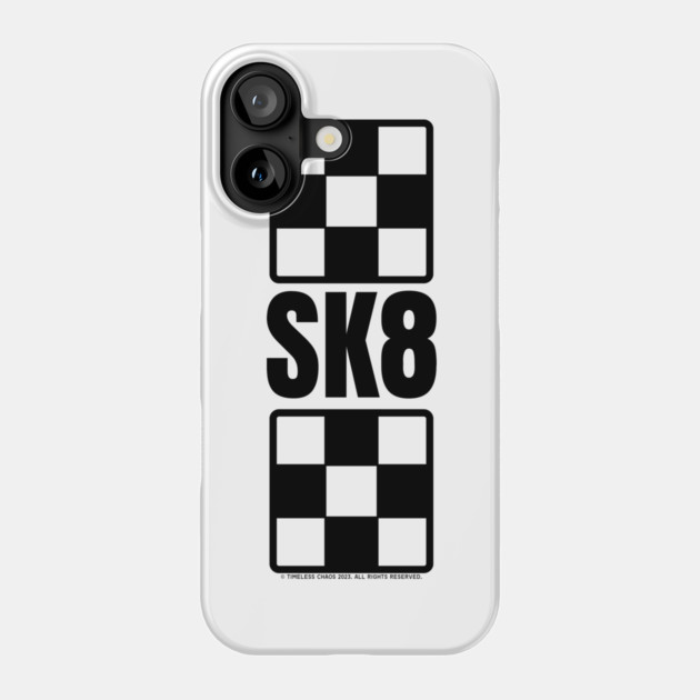 Sk8 Ska Inspired Design Phone Case by Timeless Chaos
