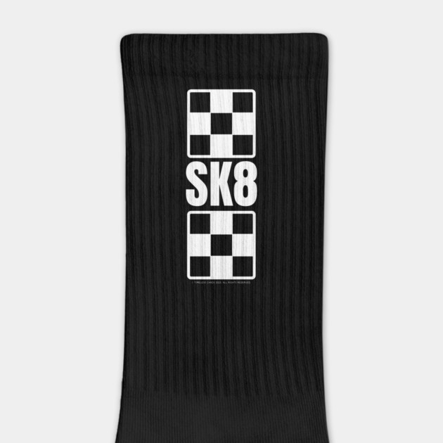 Sk8 Ska Inspired White Design by Timeless Chaos