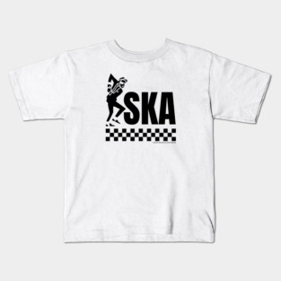 Ska Dancing Rude Boy Design Kids T-Shirt